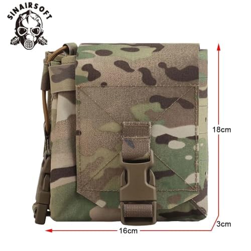 SINAIRSOFT Tactical Multi-Purpose Sub Pouch Mutant MOLLE Pouch for Radios Water Bottles Night Vision Goggle EDC Admin Pouch