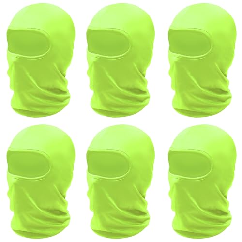 SHEVERCH 6 Pack Ski Mask Men Women Balaclava Face Covering Windproof Dustproof Sun Potection Motorcycling Football