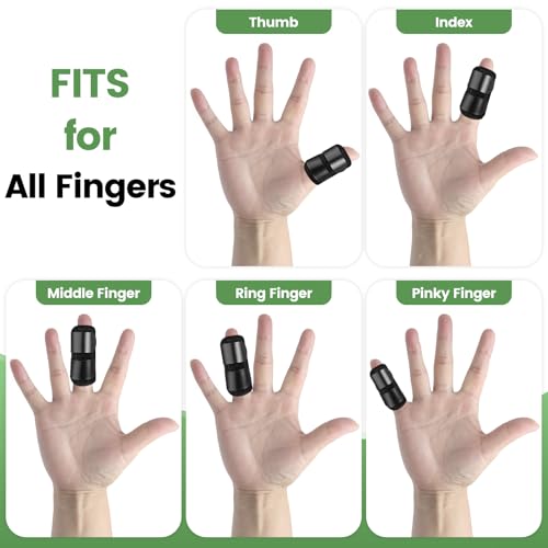 Pinkie Finger Splint Support Brace Small Black - Adjustable & Comfortable
