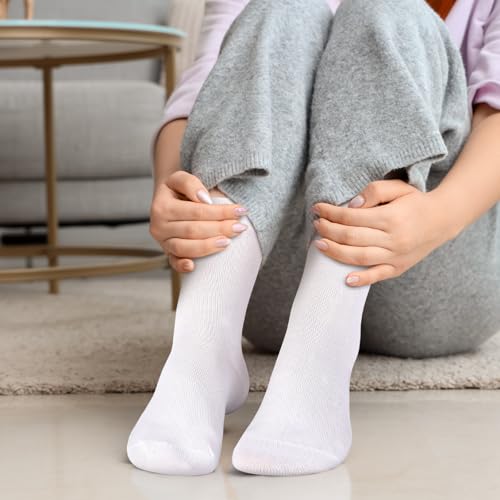 4 Pairs Crew Liner Socks Hiking Liners Ultra-lightweight Warm Winter Socks for Cold Weather Women Men Adult