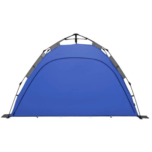 ROFFT 2-Person Pop-Up Camping Tent – Instant Setup, Water-Resistant, Lightweight Dome with Dual Mesh Doors & Extensible Porch – Ideal for Beach, Hiking & Backpacking (Blue)