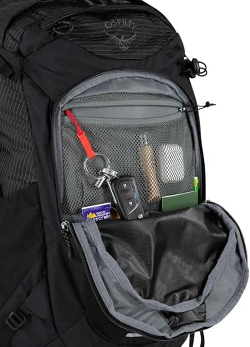 Osprey Manta 34L Men's Hiking Backpack with Hydraulics Reservoir, Oak Leaf Orange