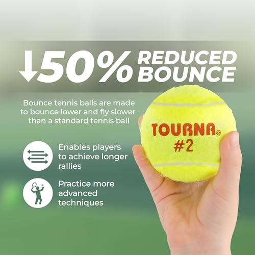 Tourna Orange Dot Low Compression Transition Tennis Balls