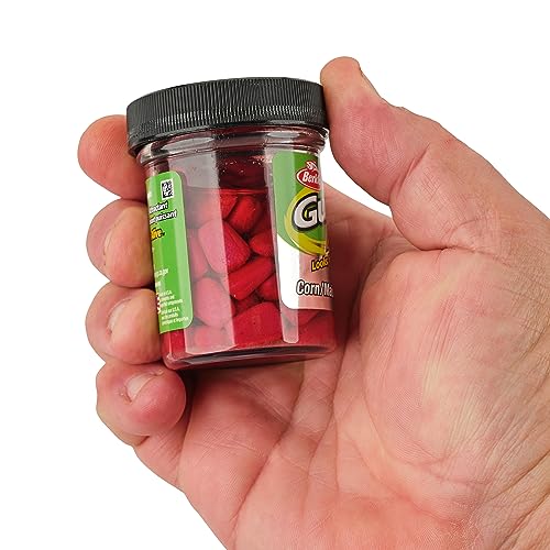 Berkley Gulp! Alive! Corn Fishing Bait, Red Maize, Extreme Scent Dispersion, Great Replacement for Natural Corn, Ideal for Trout, Bass, Crappie, Catfish and More