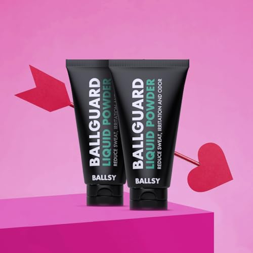 Ballsy Ballguard Men’s Deodorant for Groin, Anti-Chafing, 3.4 Oz Pack of 2 - Variation of THIS Listing
