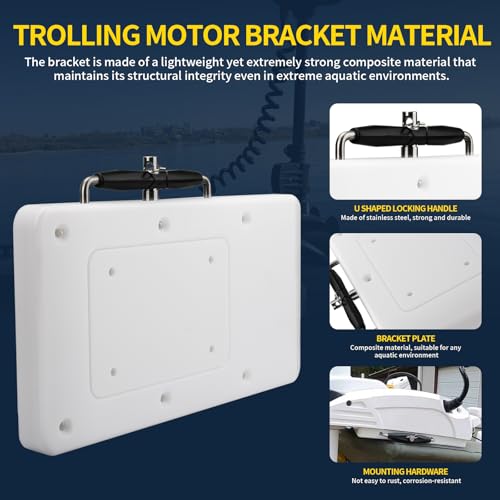 Trolling Motor Quick Release Mount Bracket for Minn Kota Ulterra Terrova PowerDrive