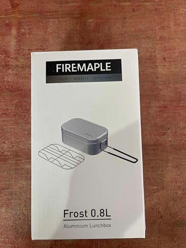 Fire-Maple Frost Bento Lunchbox Fast- Heating Camping Bowl, with a Foldable Handle(800ml), self reliance outfitters, ideal for travel, outside, camping