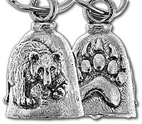 Bear totem Motorcycle Biker spirit guardian bell