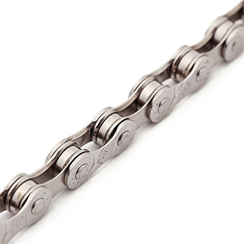 Silver Gold 6-8 Speed Bicycle Chain Set - 116 Links, 1/2x3/32 Inch - Variation of Silvse