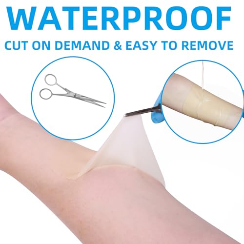 Dr. Med Hydrocolloid Wound Dressing Extra Thin 4"x4"-10 Pack/Box, Waterproof Adhesive Bordered Bandage, for Light Exudate, Abrasions, Pressure Ulcer, Bed Sore, Superficial Wound Care