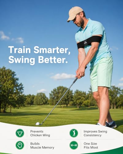 Golf Arm Band Training Aid for Swing Connection and Consistency