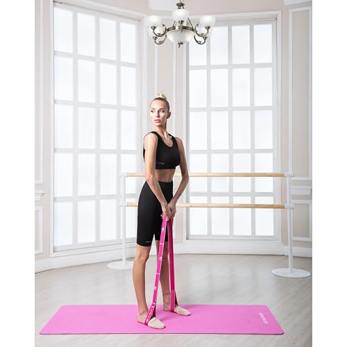 8-Loop Resistance Stretch Band ? Elastic Fitness Strap for Yoga, Pilates, Dance, Rhythmic Gymnastics & Physical Therapy