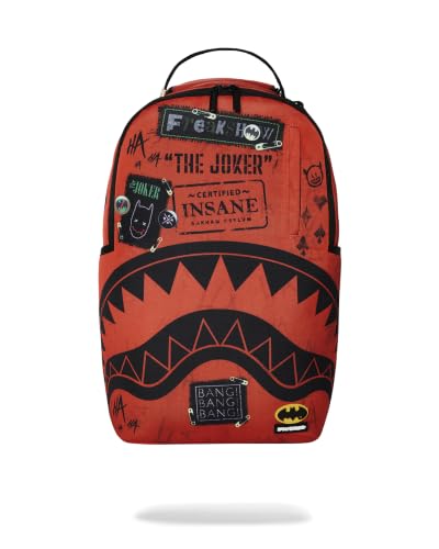 Sprayground Joker DC Asylum Backpack - Polyester, Laptop & Travel Friendly