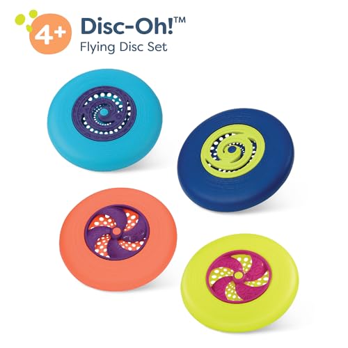 Kids Flying Disc Set - Colorful Outdoor Toss and Catch Toys for Ages 4+