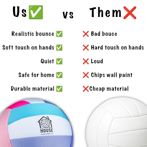 Indoor Soft Volleyball for Kids & Adults - Pretty Princess Variation