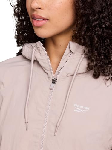 Reebok Women's Marathoner Windbreaker Jacket - Medium Ashes of Rose