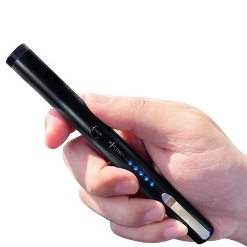 Mini Stun Gun Pen Protection for Women Pen Stun Gun for Self Defense Personal Safety Electric Shock,USB Rechargeable stun Gun (Black)