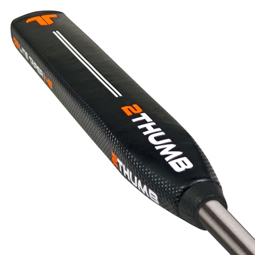 Golf Putter Grip - Lightweight Textured Handle for Consistent Putting - Black, 43mm