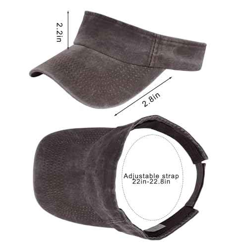 Marrywindix 1 Piece of Sport Wear Athletic Visor Sun Sports Visor Hat Visor Adjustable Cap for Women and Men (One Size)