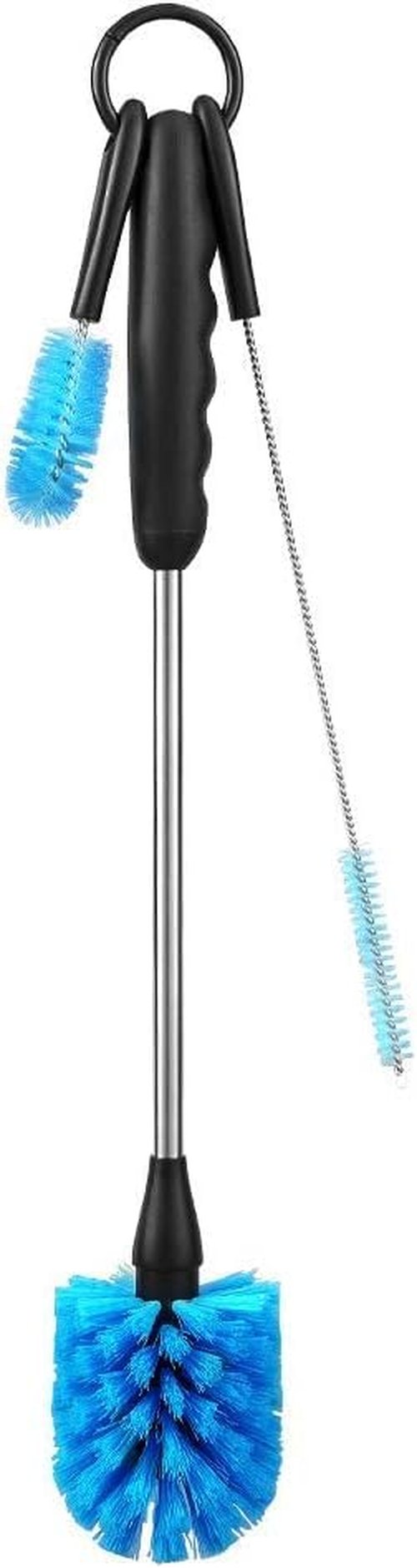Super Sparrow Bottle Brush - Long Handle Cleaning Brush Set - BPA Free Water Bottle - Cup Lid/Spout/Lid Cleaning Brush