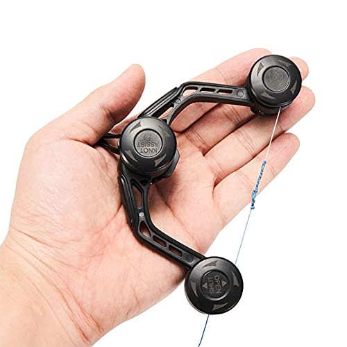 Fishing Line Knot Tying Tool for FG Knot Braid to Leader Connection — Compact Folding