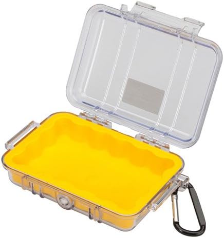 Pelican 1020 Micro Case (Black/Clear)