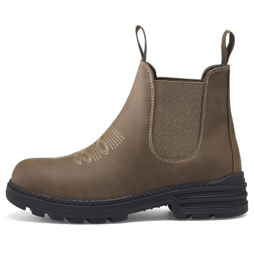 Cestfini Lightweight Chelsea Hiking Boots for Women - Brown 9 - Outdoor Footwear