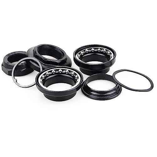 WEEROCK Neco Bicycle Headset Steel Bike Threaded Front Fork Bowl Set
