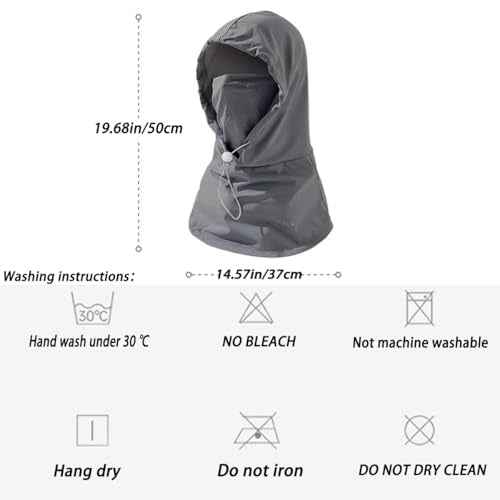 Women's UV Protection Balaclava Hat with Neck Guard & Face Mask for Cycling, Travel & Outdoor Activities