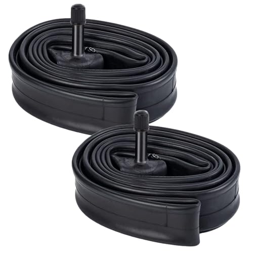YUNSCM 2-PCS 26" Bike Tubes 26x1 3/8 AV Schrader Valve 26" Bicycle Tubes Compatible with 26x1 3-8 26 x 1 3/8 Bike Bicycle Tire Tubes