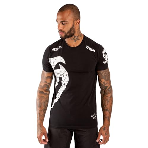 Men's Giant T-Shirt Large Black - Soft Cotton Athletic Fit