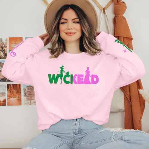 ASTANFY Musical Movie Sweatshirt for Women Witch And Princess Sweatshirts Witches Musical Movie Fans Gift Long Sleeve Tops