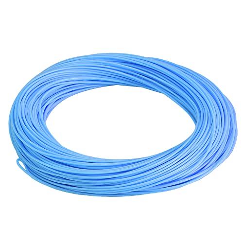 Fly Fishing Line Weight Forward Floating Line WF5F 100FT Sky Blue - Double Welded Loops