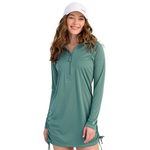HUK Womens Pursuit Coverup Dress, Performance Fishing Dress