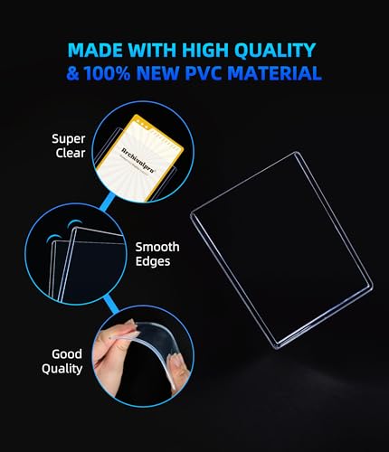 75PT Toploader Card Sleeves 20 pcs - 3x4 Inch Clear Trading Card Holders