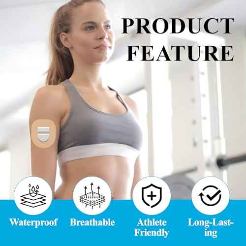 Nepia Omnipod 5 Overpatches 30-Pack Flesh, Waterproof Sweatproof Patches, Long-Lasting 14-Day Adhesion, Hypoallergenic Latex-Free for Sensitive Skin