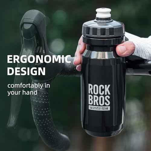 ROCKBROS Bike Water Bottle BPA-Free Squeeze Water Bottle 20 oz