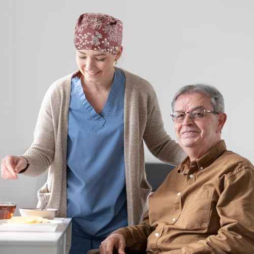 Adjustable Working Cap with Button, Cotton Working Hat Sweatband