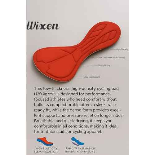 WIXEN PRO Women Triathlon Suit Sleeve Trisuit Aerodynamic Swim Bike Run Suit Back Pocket