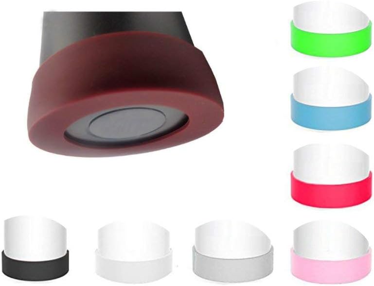 AKOAK Water Bottles Bottom Silicone Sleeve Protective Cover Cap,2.56 Inches,Fit for Cups with Bottom Base Diameter From 2.56 Inches to 2.75 Inches (Pink)