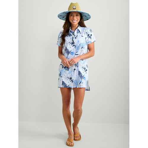 HUK womens Kona Cover-up Dress Lightweight, Quick-dry Beach Cover-up, for Swim, Pool, and Vacation Wear