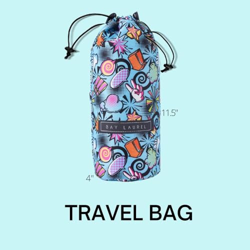 Turkish Beach Towel with Travel Bag - Quick Dry Sand-Free Oversized Aqua Blue