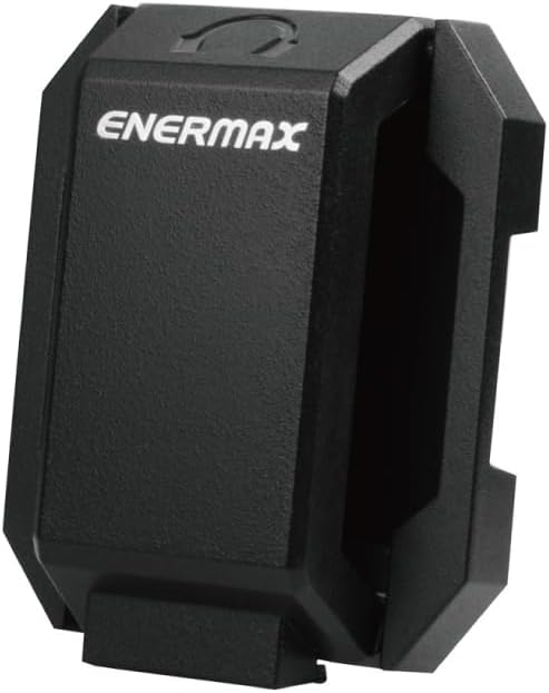 Support Casque Magnétique Noir Enermax EHB001 - Design Élégant et Pratique