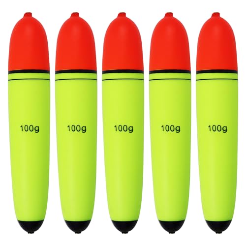5 pcs EVA Foam Fishing Floats Slip Bobber Buoyancy Saltwater Freshwater
