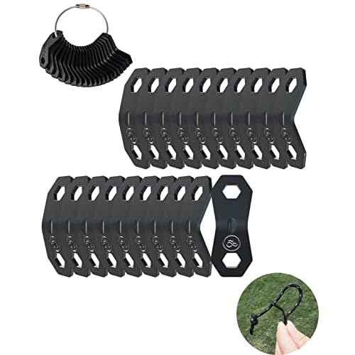 NACETURE Aluminum Alloy Rope Tensioner Tent Guyline Cord Adjuster for Camping, Hiking, Backpacking