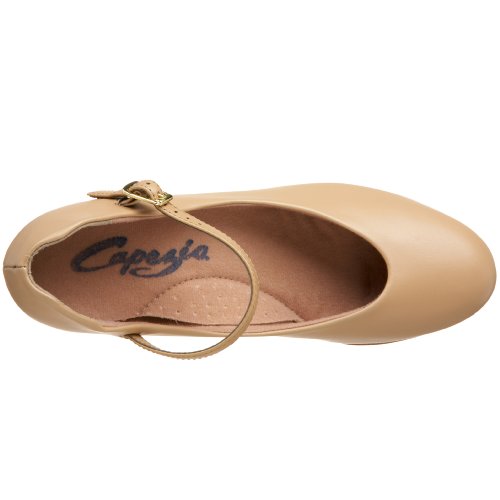 Capezio Women's Jr. Footlight Character Shoe,Caramel,9 M US
