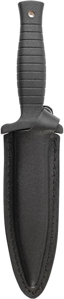 Smith & Wesson 9" H.R.T Double Edged Boot Knife with High Carbon Stainless Steel Blade, Lanyard Hole for Tactical, Self Defense