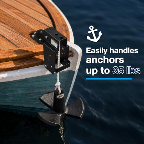 Boat Anchor Lift System 35 lbs Capacity - Marine Anchor Rope Guide
