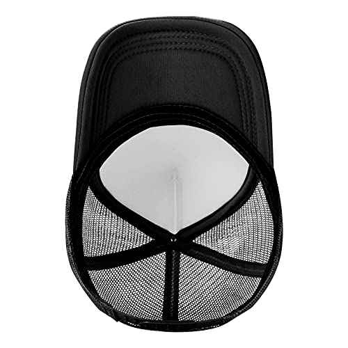 Drinks Well with Others Hat Funny Baseball Caps Adult Mesh Trucker Hats Adjustable Sport Cap Men Women Black