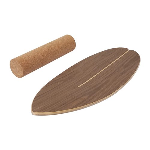 Balance Board Indoor Surfboard Surf Style Home Fitness with Wheel for Exercise, Athletic Training and Board Sports - Fun Workout Equipment For Balance, Stability and Improving Core Strength…